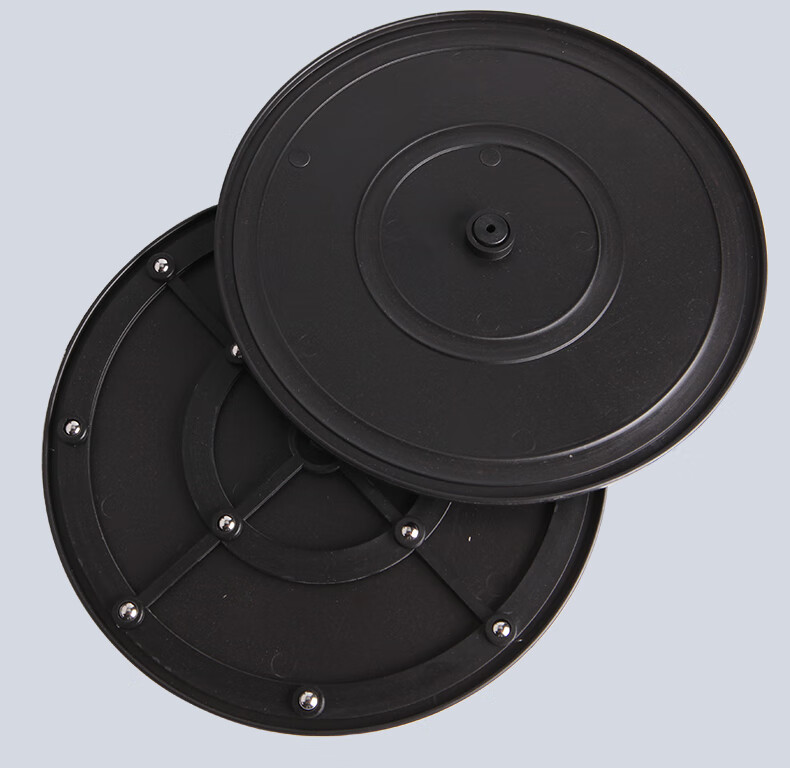 打包转盘承30cm重封箱插花家具旋转底座塑料圆展示快递旋转转盘台