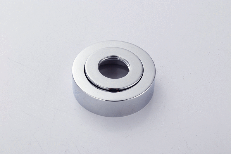 全铜加高装饰盖 花洒水龙头遮丑盖 墙盖子加大加厚法兰盖子 弧形外7