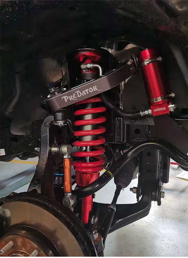 爵尘 霸道lc120普拉多lc150酷路泽fj黑曼巴氮气减震器升高2寸避震器