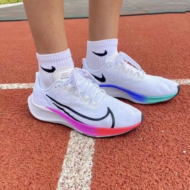 夏季飞马37代air zoom pegasus 35登月38彩虹鸳鸯白蓝跑步鞋莆田鞋莆
