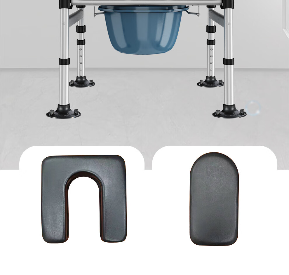 康际坐便椅老人可折叠孕妇坐便椅子加固大便器可升降老年人防滑坐便器