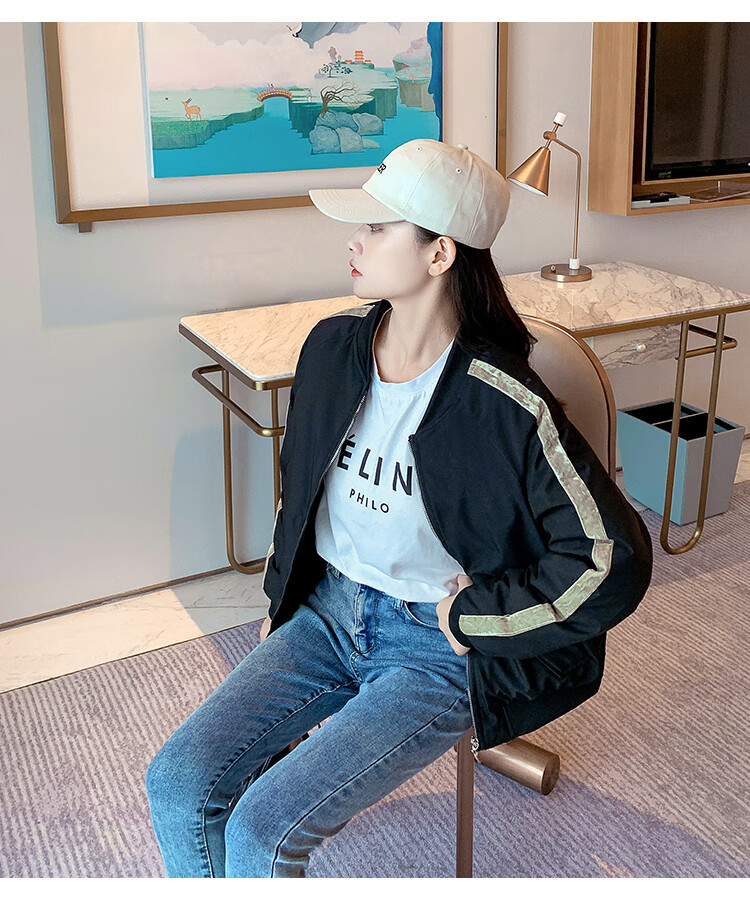 红蜻蜓羽绒服女冬季新款韩版时尚绣花休闲棒球服女加厚保暖短款夹克