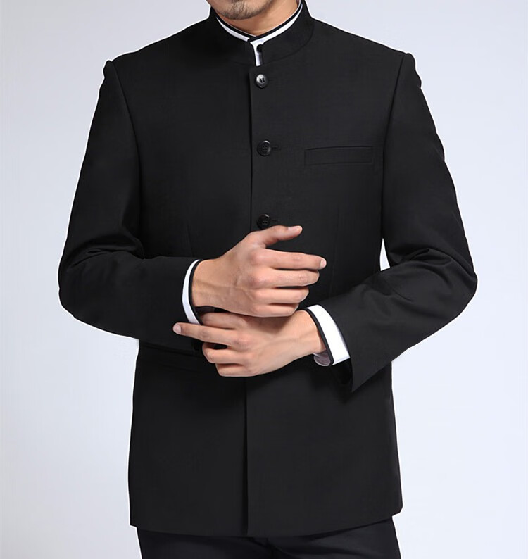 陈真服装男民爱国衣服装学生装五四青年装便西男士中山装套装青年个性