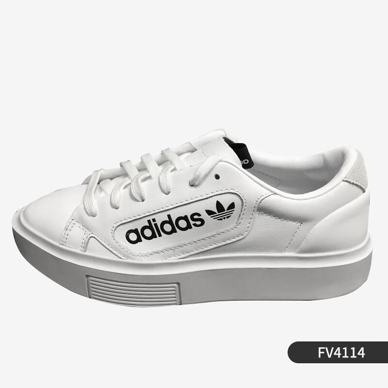 adidas阿迪达斯三叶草女鞋 sleek super w经典运动休闲鞋 ef4956 db