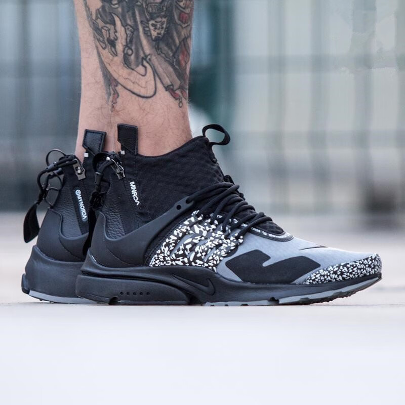 耐克nike acronym x air presto 机能拉链联名三色男女同款运动鞋跑鞋