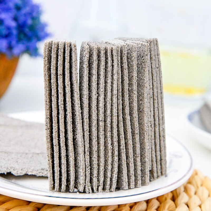 广式特产 黑芝麻云片糕2斤装 散装云片糕小包装手工云糕片年糕饼干粮