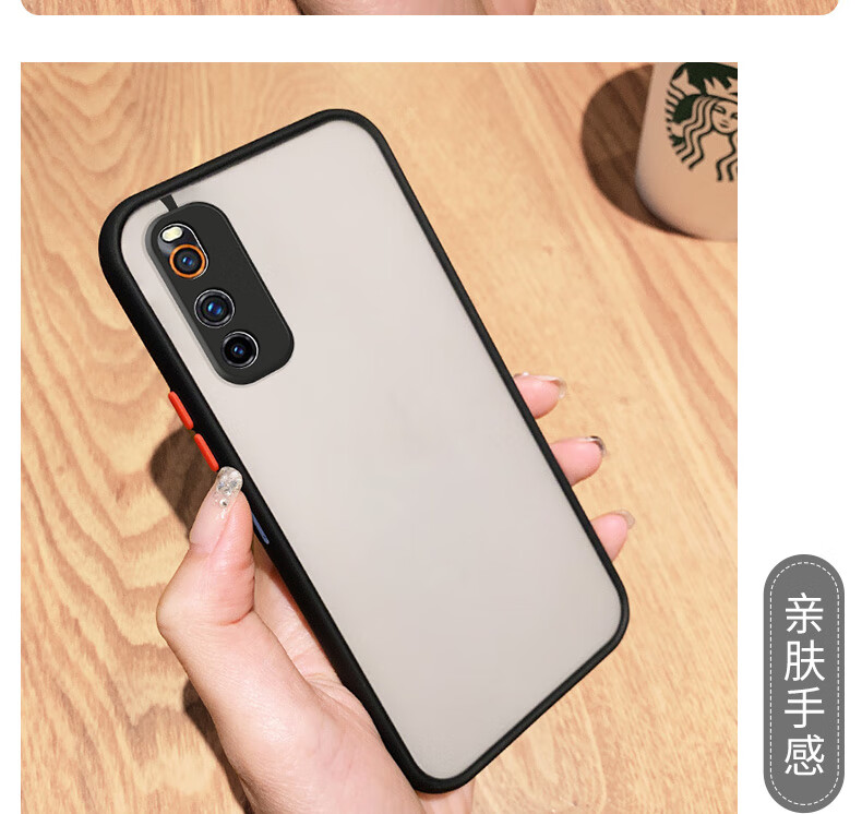 vivoiqooneo3手机壳iqooz1镜头全包vivo磨砂iq00neo3软边vovi撞色l