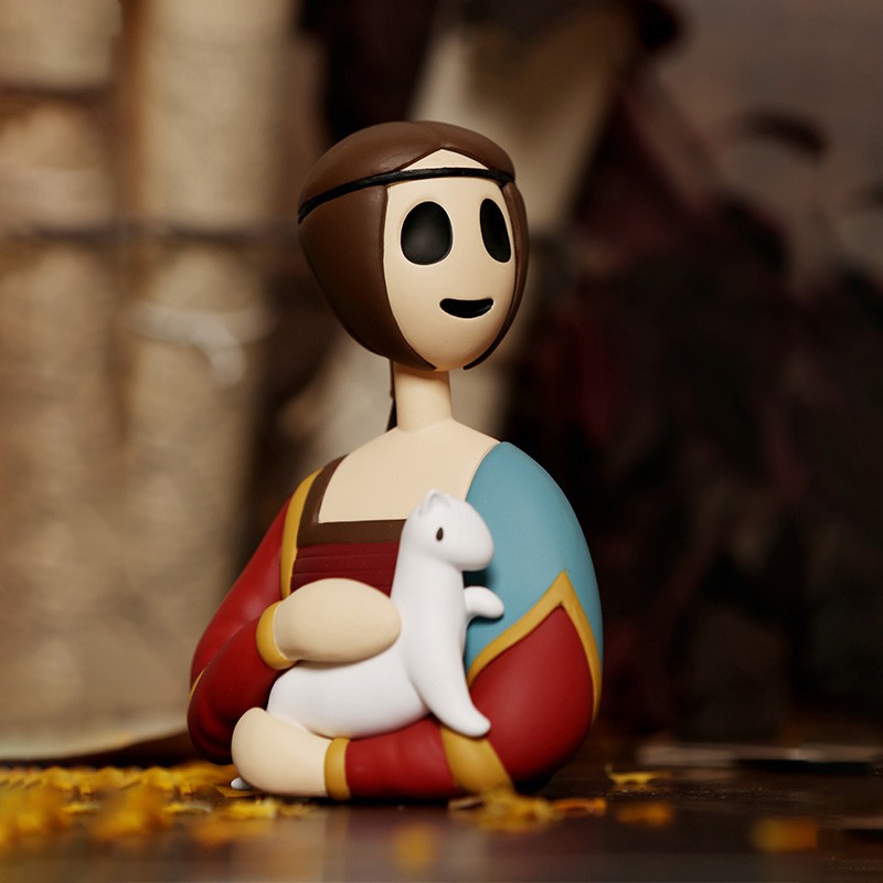 红胶囊世界名画盲盒二代系列盲盒盒蛋福袋肓盒摆件盲盒 一套生日礼物