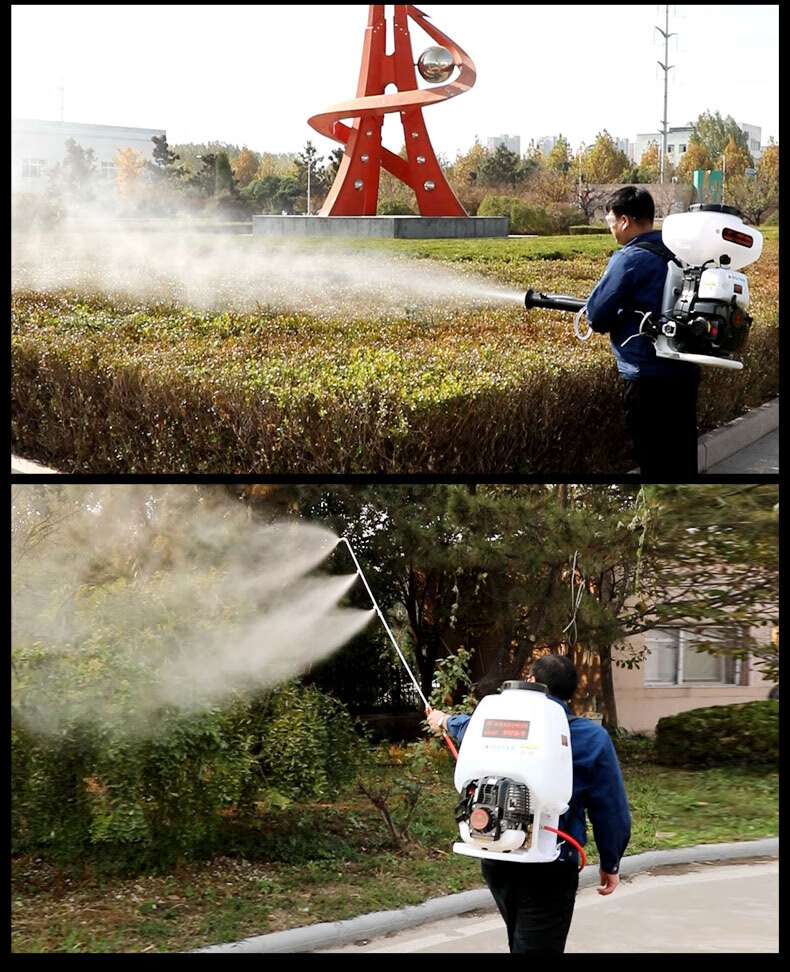 華盛泰山機動噴霧器農用揹負式小型高壓汽油噴霧機桉樹噴粉機施肥機揚