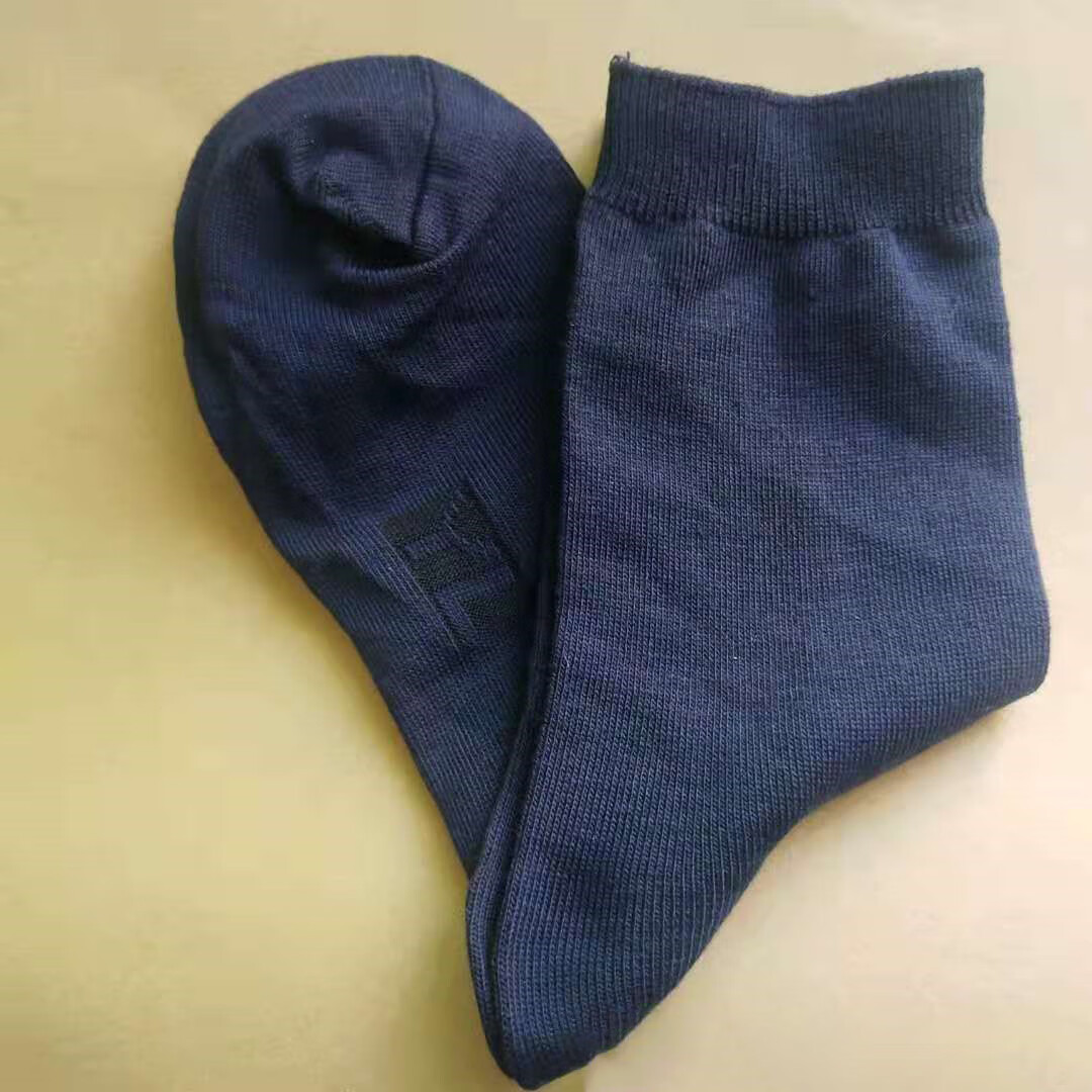 07夏袜军迷袜子蓝色夏袜冬袜藏蓝黑色结实耐磨军训户外中筒运动袜徒步