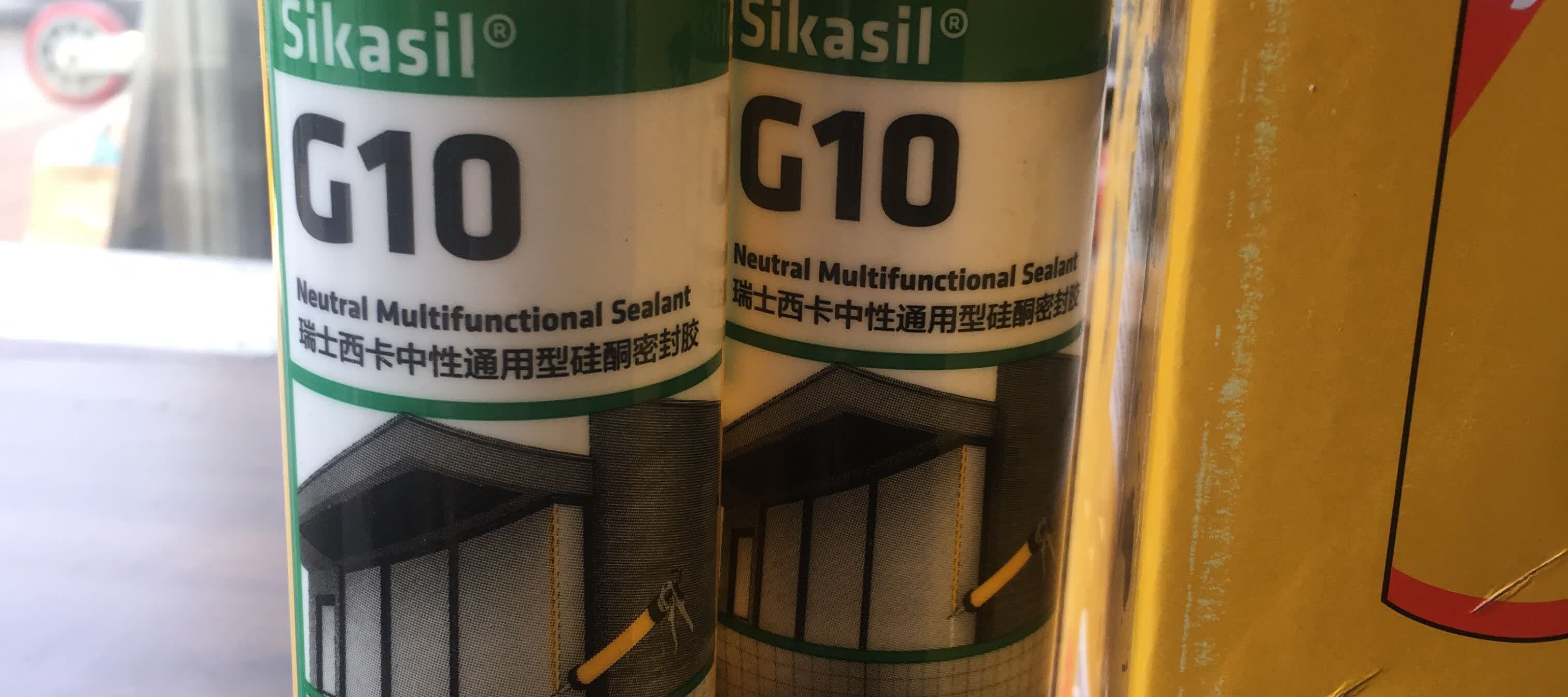 西卡g10玻璃胶瑞士西卡中性通用型硅酮密封胶sika门窗玻璃胶定制a10
