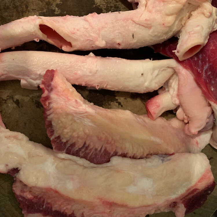 【生鲜牛油 牛胸膘牛油 500克】新鲜整块牛胸油胸口捞胸口油 500g