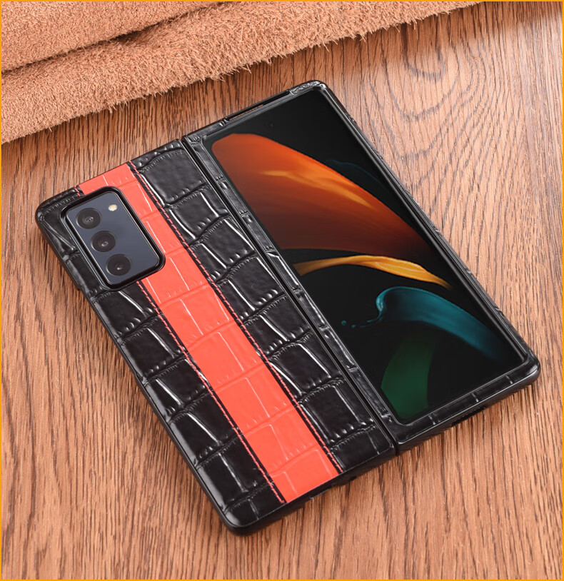 卡桔三星galaxyzfold2折叠屏手机壳5g限量版w21折叠保护套奢华定制