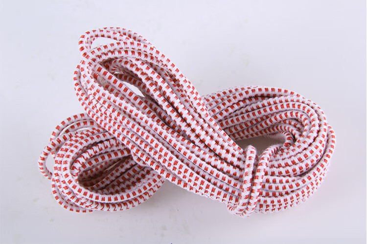 红色圆松紧绳松紧带经典老款橡皮筋裤子儿童跳皮筋跳绳8米1捆多芯皮筋