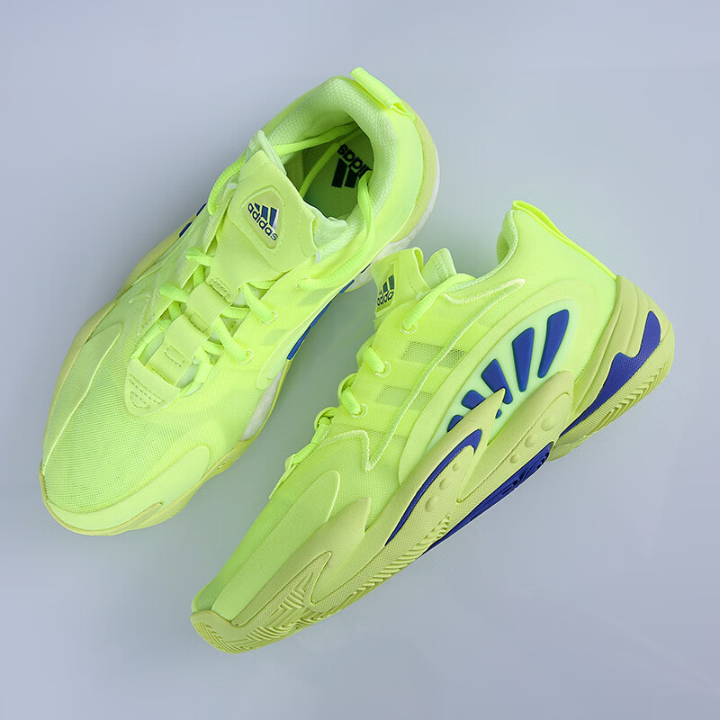 adidas阿迪达斯crazybywx20天足二代荧光绿男子实战篮球鞋ee6009ee