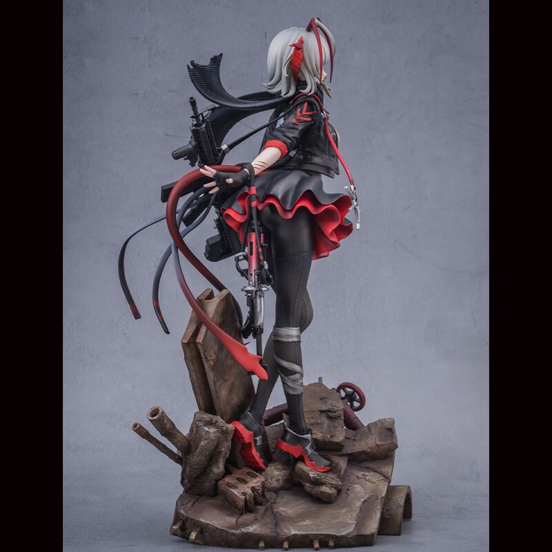 官方品质万代bandai明日方舟手办同款w白发红瞳二次元游戏周边美少女