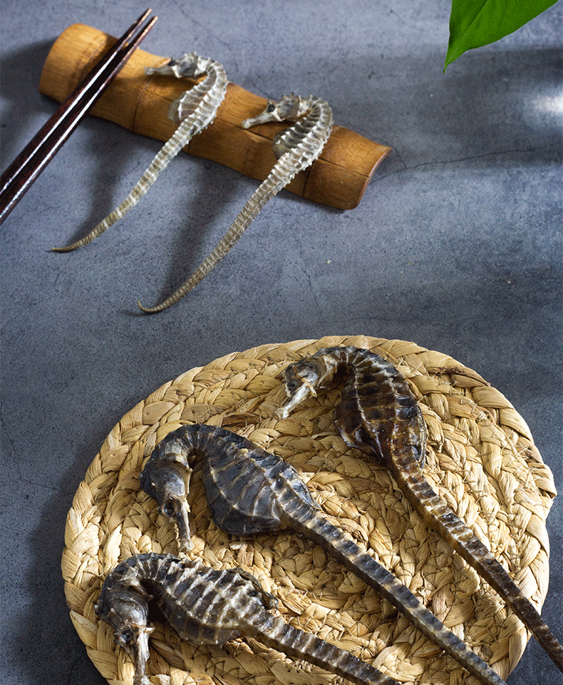 蓝粮海马干品 中药材 泡酒材料 温肾壮暘 阳痿 遗尿 肾虚 海马干货 每