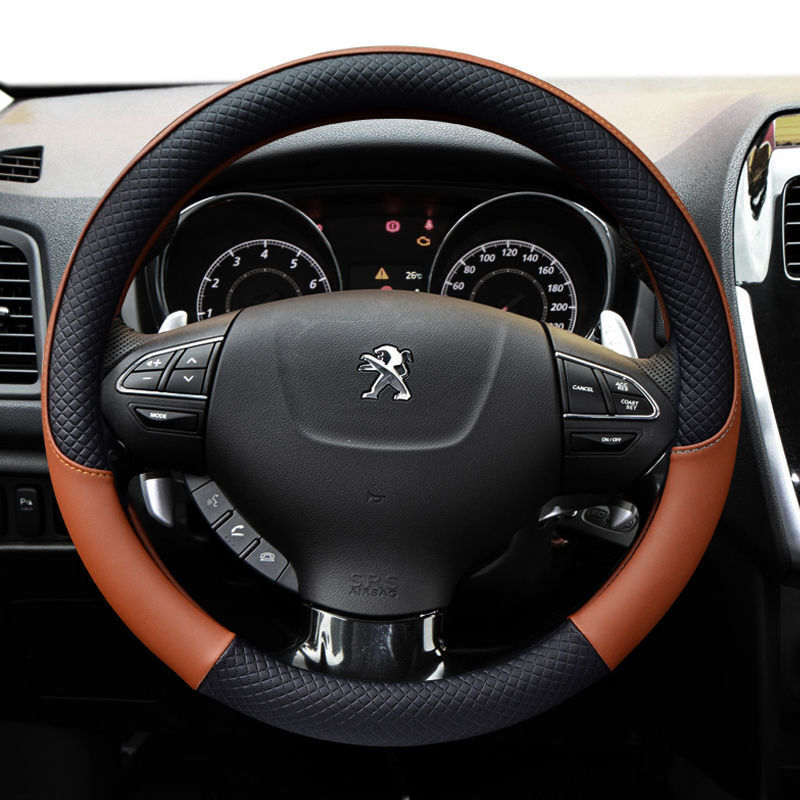 ()东风标致新30840830720083008标志301508方向盘 米色-运动款 标致