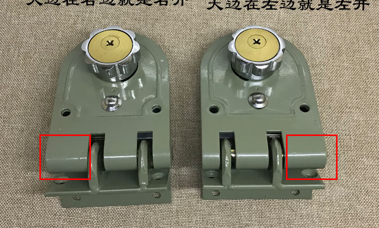 齒牙鎖自碰鎖b級月牙鎖大門移門外裝老虎鎖全 一字鎖芯 老虎鎖右 45