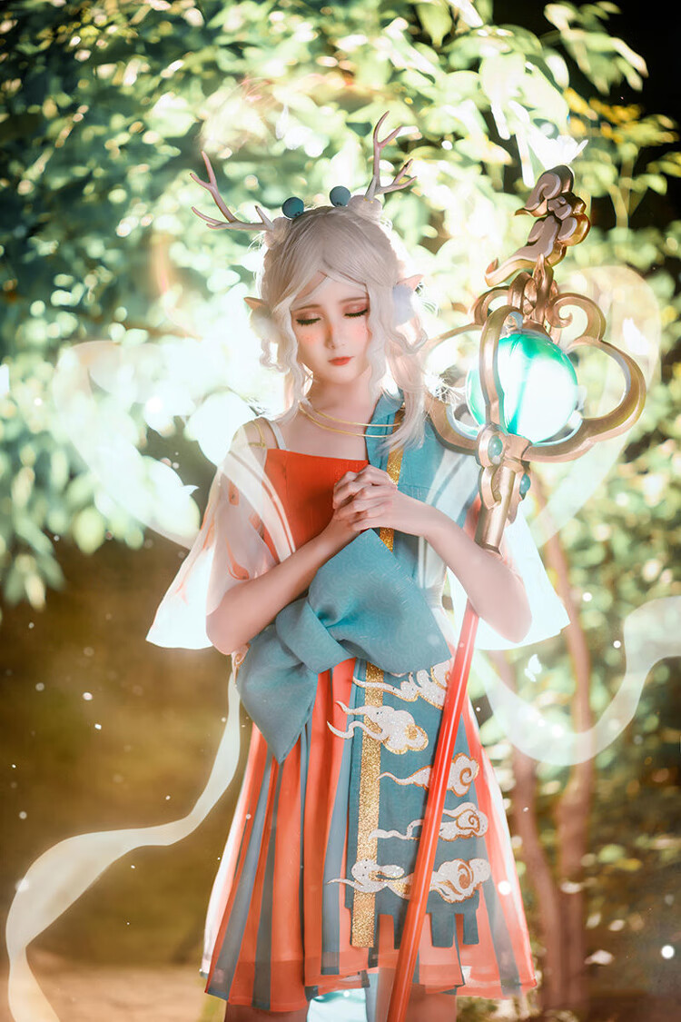 品质精选荣耀王者cos服瑶瑶遇见神鹿cos服cosplay可爱古风游戏现货