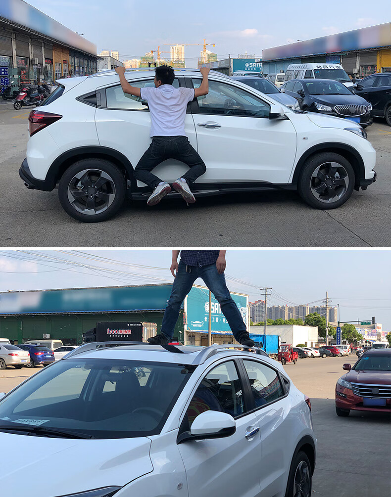 适用缤智行李架15-22款xrvxrv原厂车顶架铝合金旅行架改装 免打孔