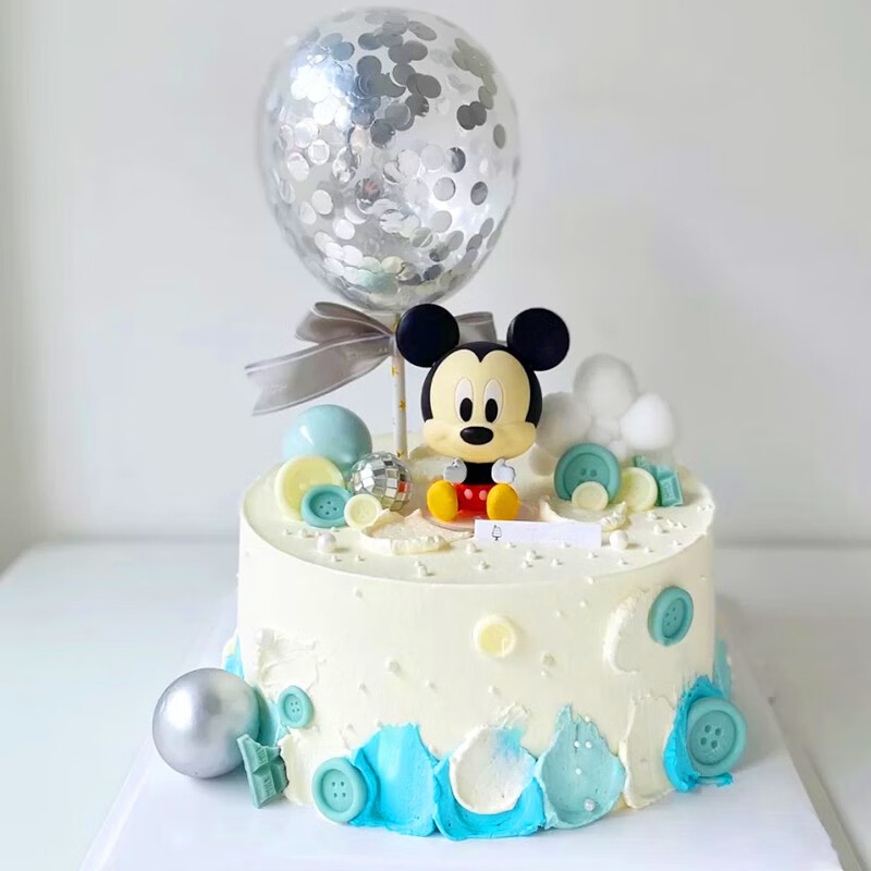 儿童生日蛋糕米奇米妮米老鼠蛋糕同城配送女孩男孩北京上海深圳广州