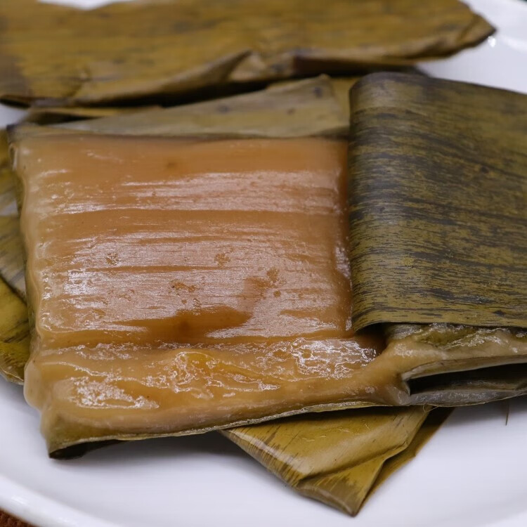 云南德宏特产q弹软糯糍粑泼水粑粑苏子红糖糯米粑粑新鲜制作 5片带