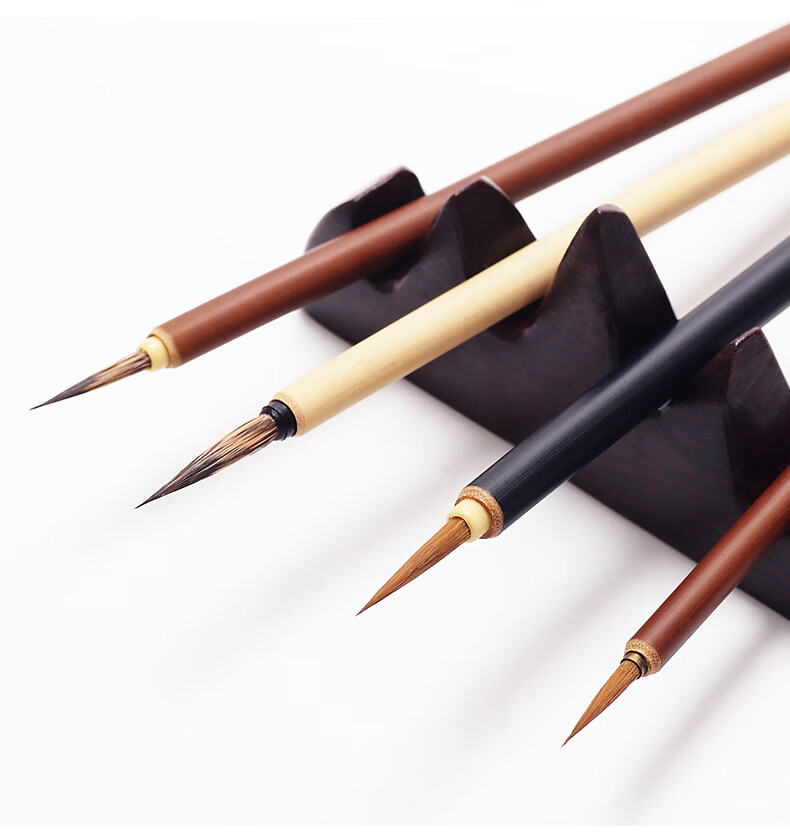 毛笔初学国画套装12支14支专用花鸟写意牡丹工笔画山水画中国画笔入门