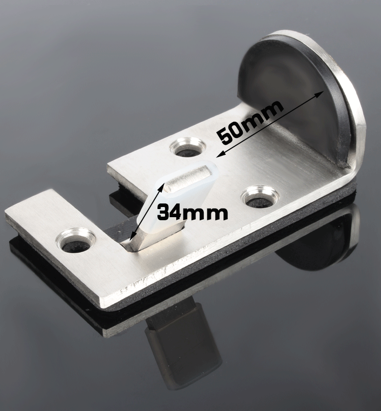 肯德基门门挡 门阻 麦当劳快餐厅门档定位器不锈钢材质免打孔【图片