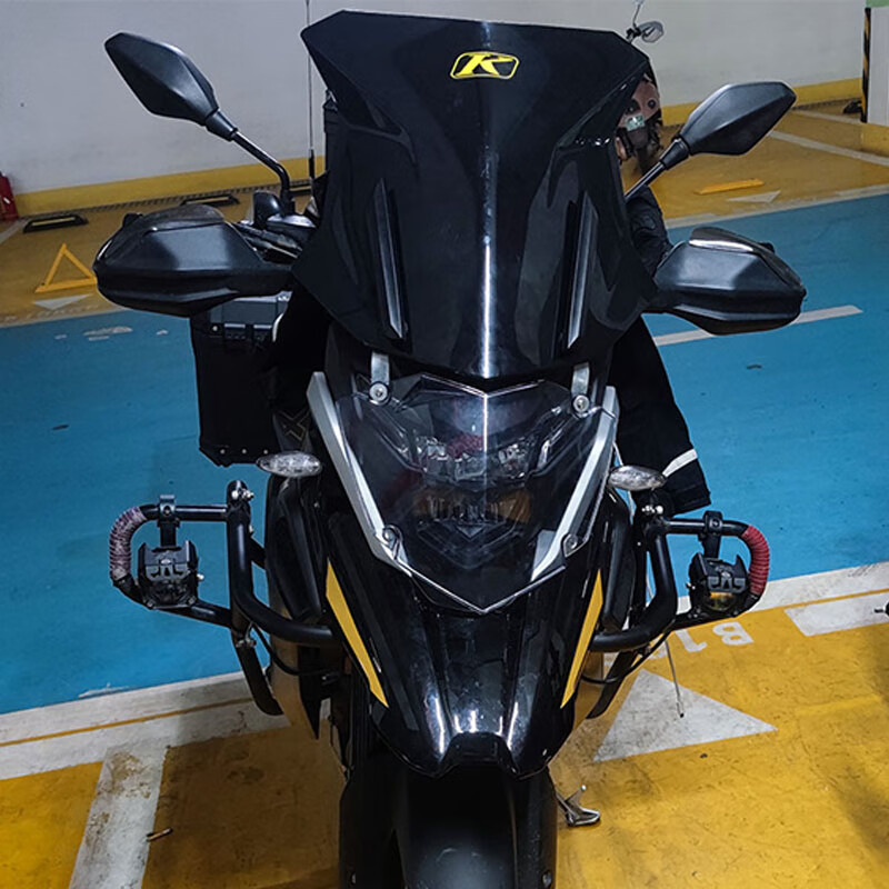 凯越525x鸟嘴适用凯越400x500x525x改装加高风挡盾型大灯罩鸟嘴档泥