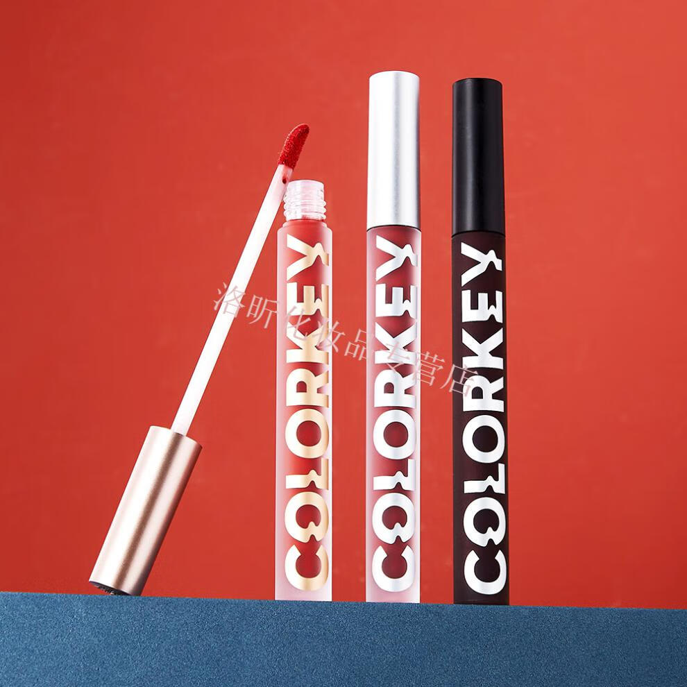 colorkey珂拉琪空气唇釉丝绒镜雾面哑光口红小众女学生款平价b708蜜桃