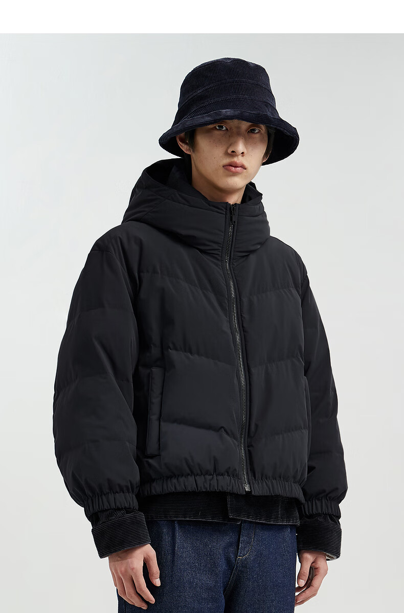 【商场同款】速写男装2020冬新品短款羽绒服假两件易搭时尚9k0711210