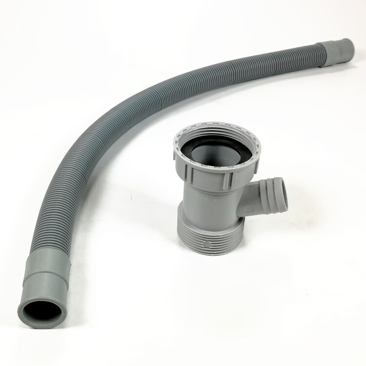 带溢水三通下水软管458mm口径厨房不锈钢双水槽排水防臭器配件 110