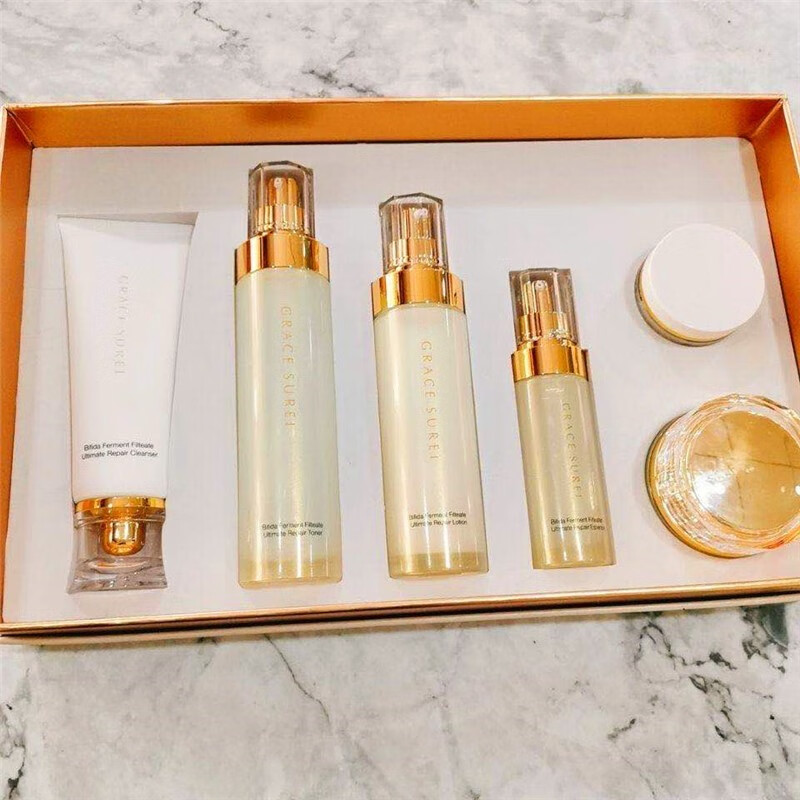 溯黎二裂酵母肌活修护肤套溯黎玻色因晶透焕活5件套装面膜 溯黎 二裂