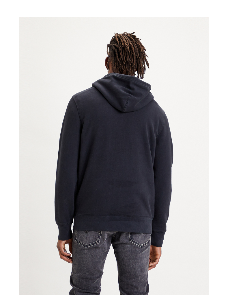 levis李维斯卫衣男春秋季连帽抽绳时尚百搭卫衣34581黑色m