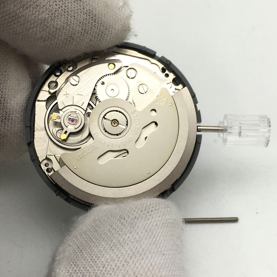 手表配件日本全新 nh36a机芯 全自动机械机芯 nh35单历机芯黑色 nh35a