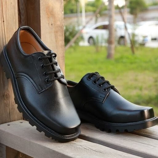 皮鞋军勾男士皮鞋大头皮鞋劳保鞋 普通款 38