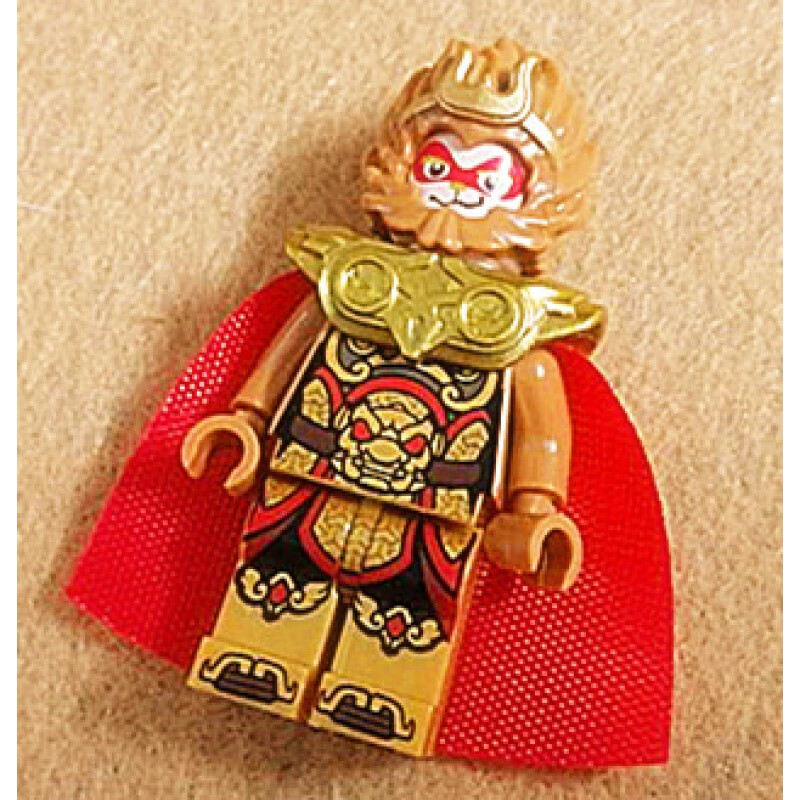 西游记孙悟空齐天大圣美猴王兼容式积木第三方特殊积木人玩具 二代美