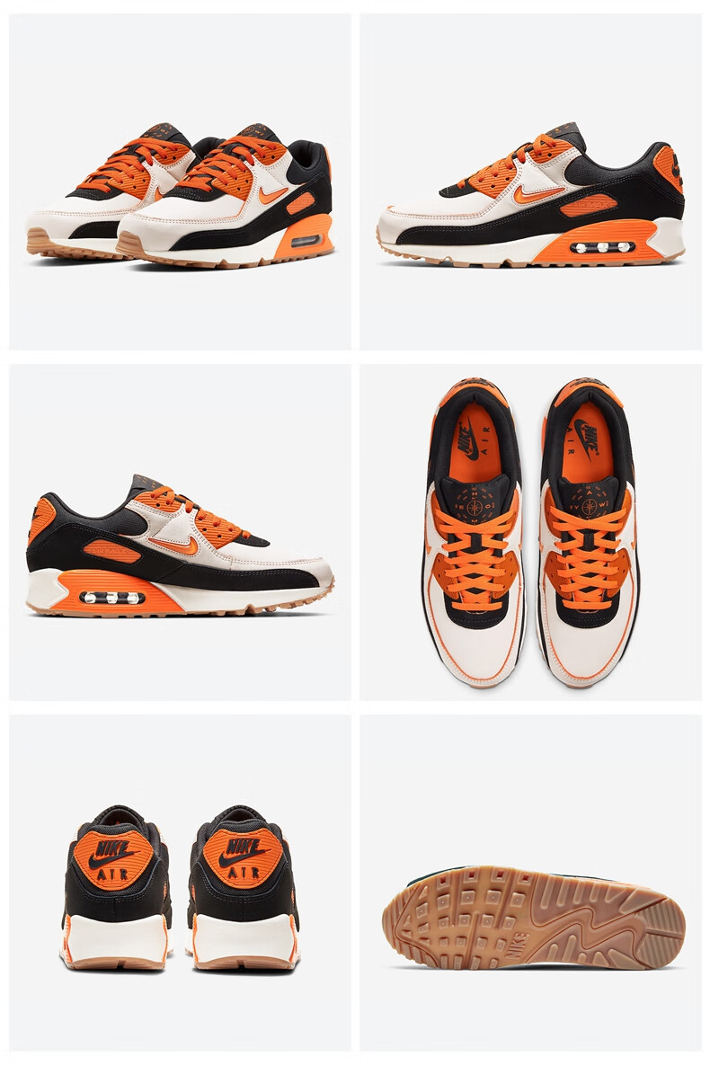 nike耐克男鞋 air max 90 premium 刮刮乐男子气垫跑鞋 ct9140-001 cj