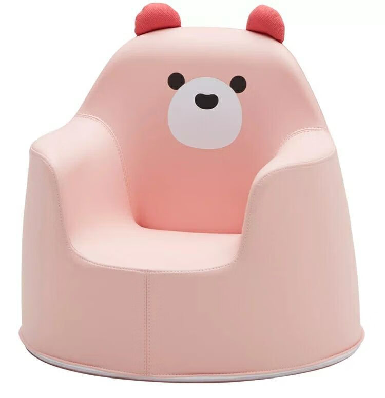 韩国兔子恐龙可爱卡通动物沙发小s同款宝宝单人座椅一件 红色兔子plus