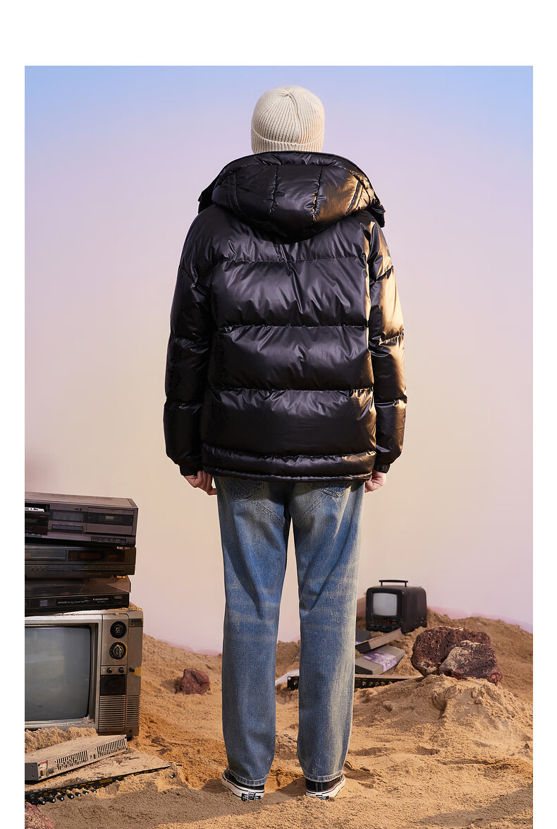 ecko犀牛牛仔裤男2020冬季新款复古水洗做旧破洞直筒宽松休闲长裤 洗