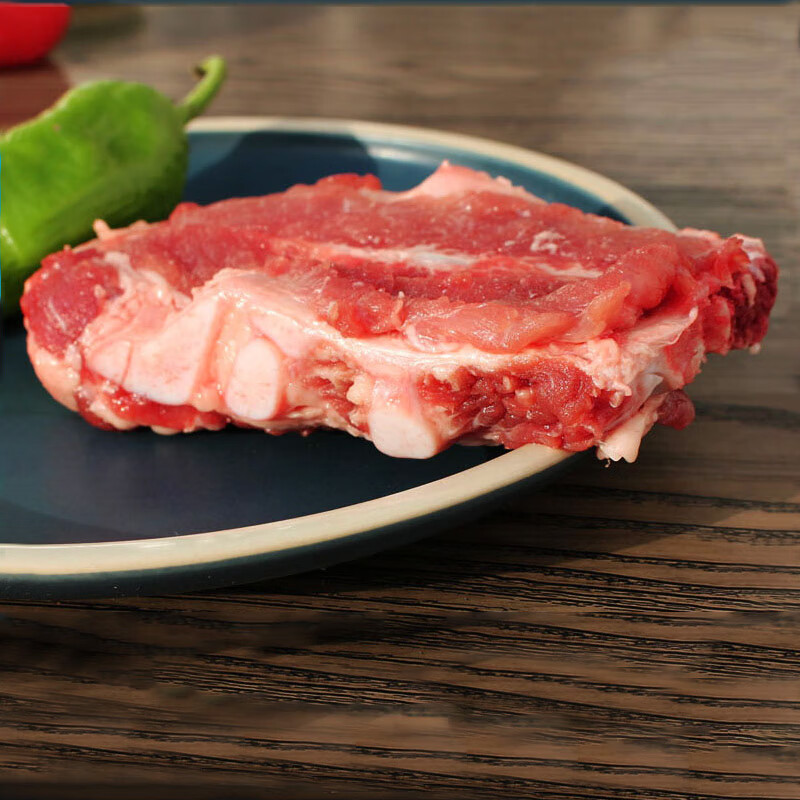 猪肉肋排段猪排骨冰冻排骨粒新鲜排骨粒1kg