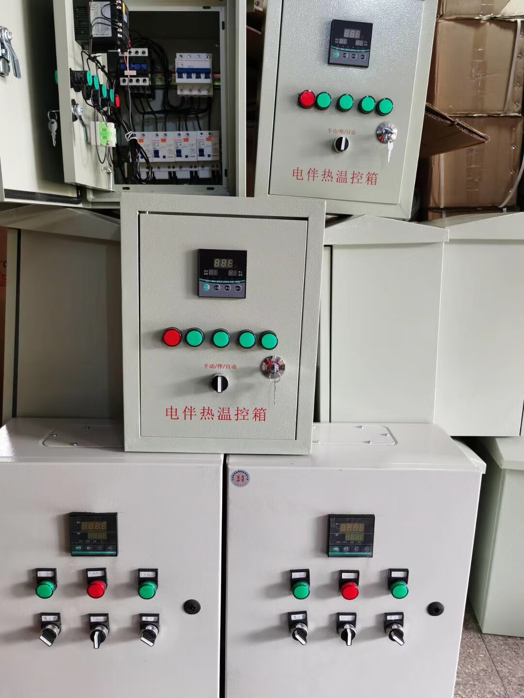 220v 380v多回路工业电伴热带专用智能温度控制箱 防爆温控配电箱 五