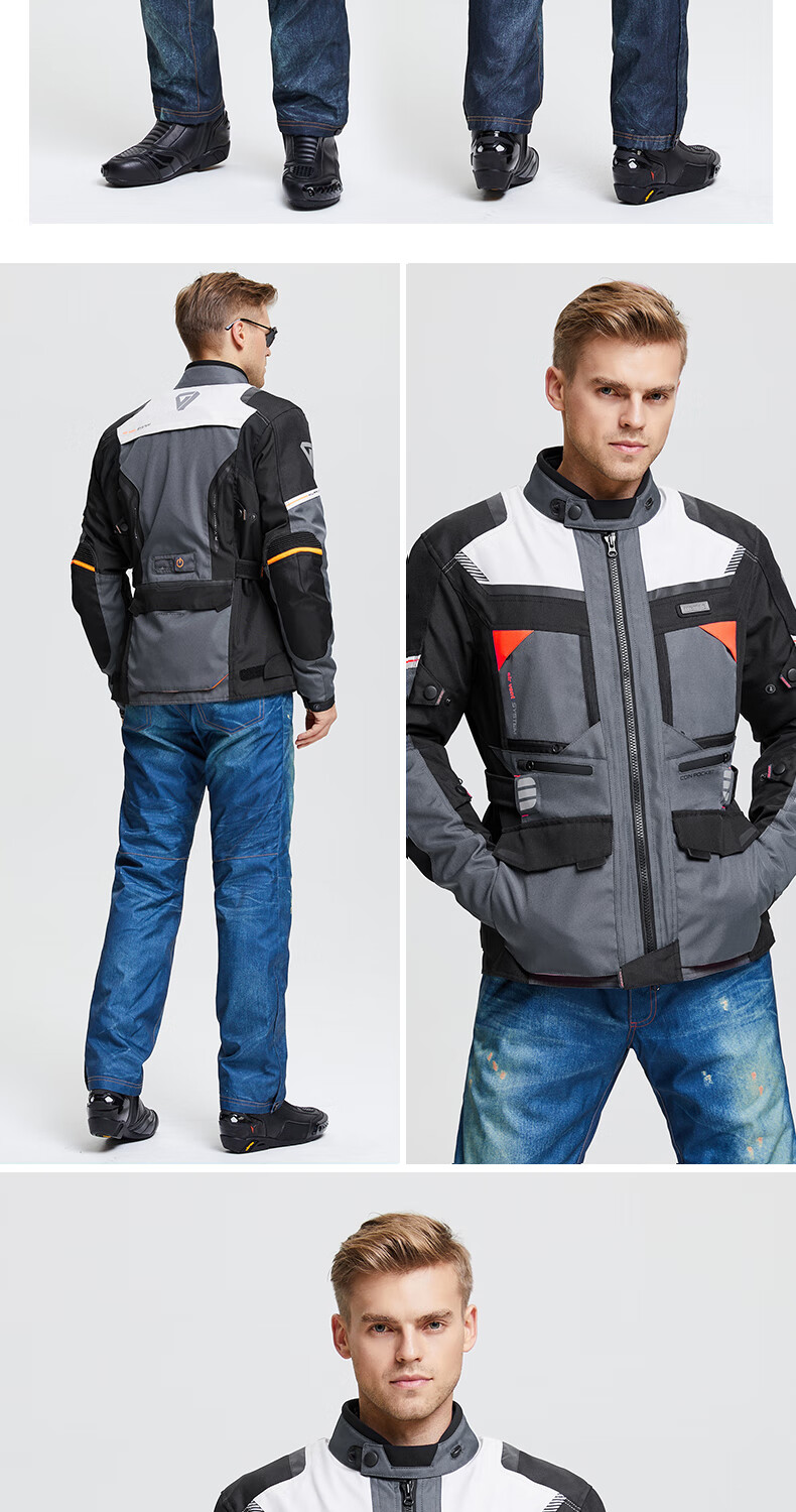 涅夫摩托车骑行服冬季保暖 nerve涅夫骑行服男摩托车四季重机车拉力服