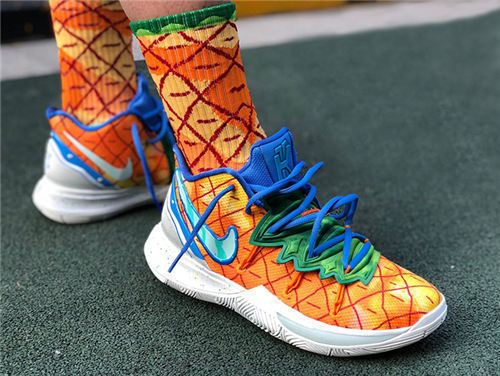 欧文5代篮球鞋kyire5笑脸中帮实战气垫学生男女耐磨运动鞋鞋 埃及 39