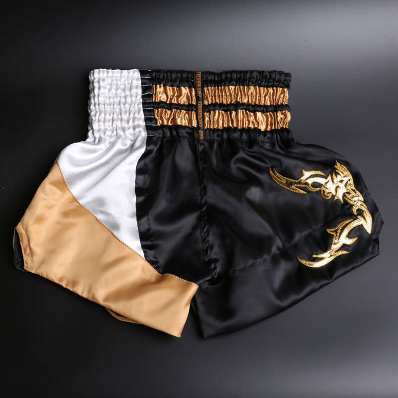 2-18岁儿童青少年新款泰拳散打搏击短裤男女比赛格斗训练拳 火凤凰 m