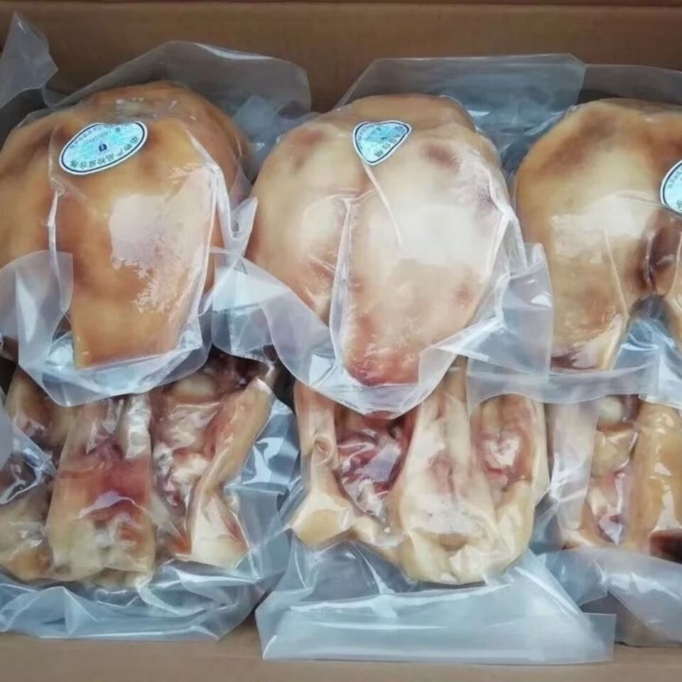 新鲜精修去骨半熟骆驼掌骆驼脚冷冻整箱10斤4~7个骆驼掌 新鲜精修去骨