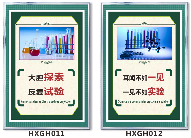 墙贴班级实验室布置装饰挂画科普知识挂画展板hxgh002kt广告板40x60cm