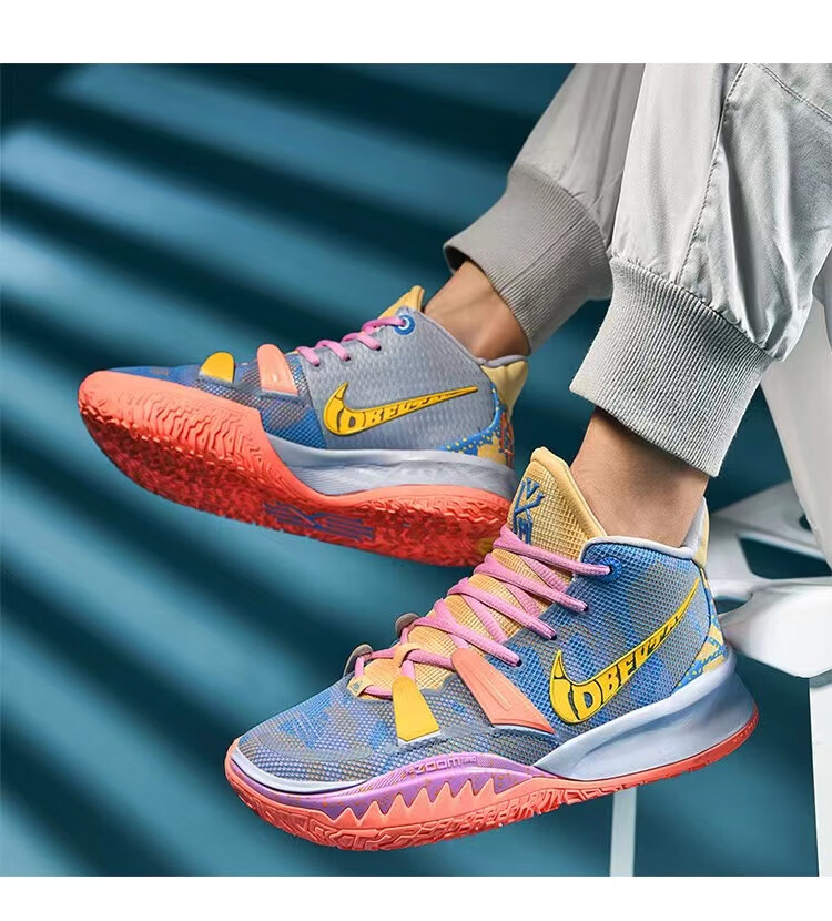 【官方旗舰】正品欧文7代zoom气垫篮球鞋男数学公式s2实战low4笑脸5