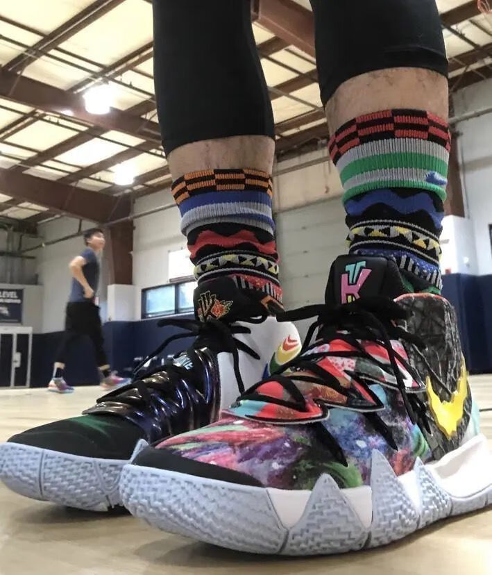 官方旗舰 欧文s2篮球鞋扎染大眼蓝白kyrie456合体 实战气垫运动鞋